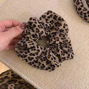 NWOT Leopard Print Scrunchie
